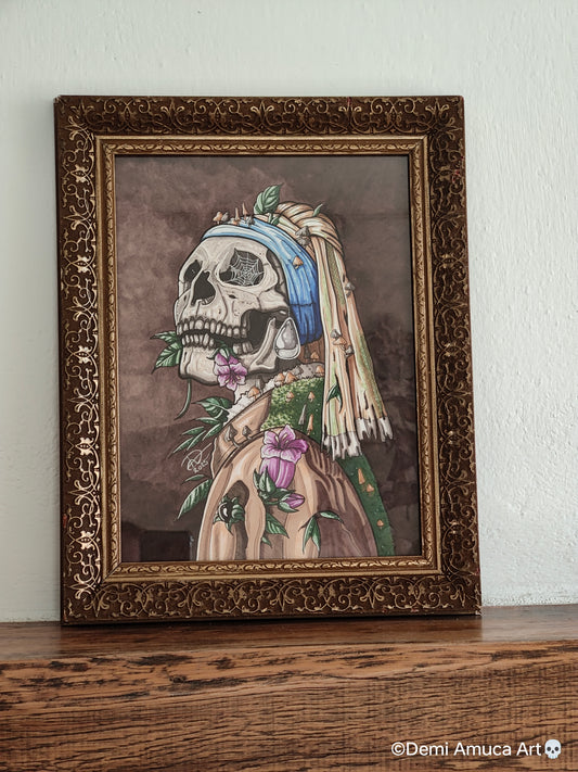 Framed Original: My Girl in Decay (No Shipping)