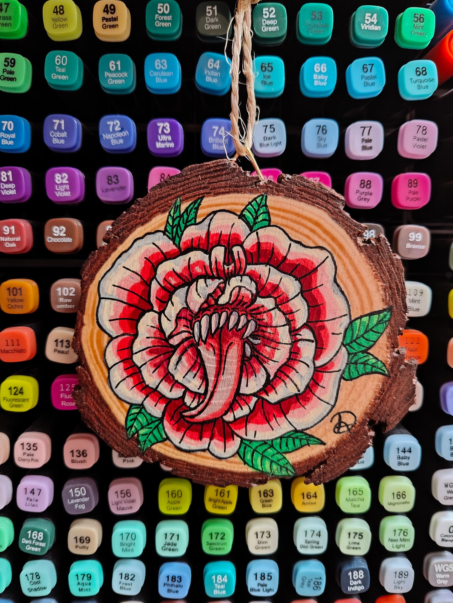 Woodpaint: Mean Peony