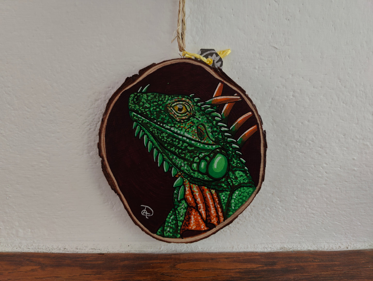 Woodpaint: Iguana