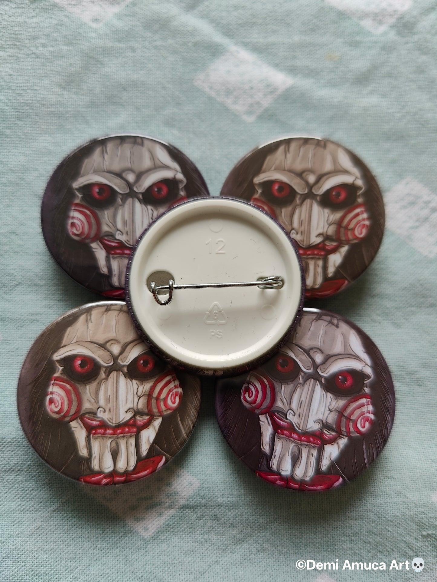 Button pin: Billy the puppet