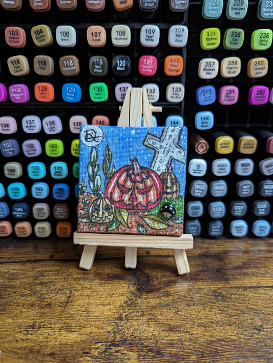 Halloween canvas