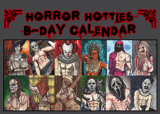 *PRE-ORDER* Horror Hotties Calendar