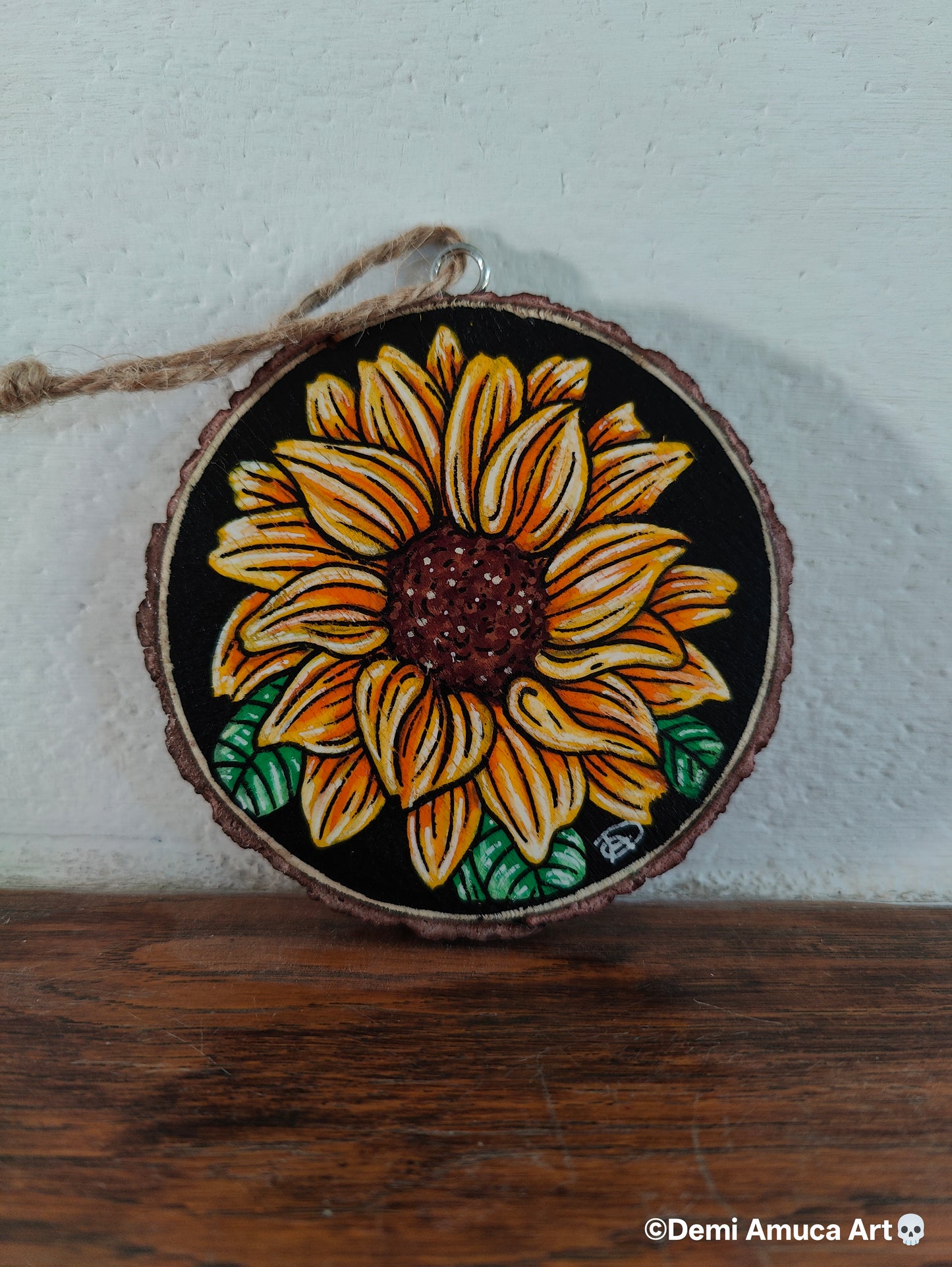 Woodpaint: Sunflowers