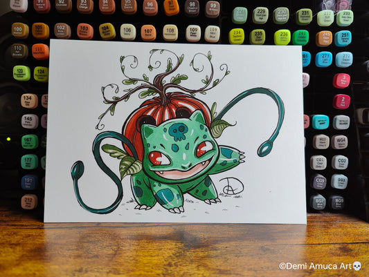 A5 Art print Bulbasaur