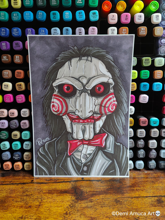 A5 Art print Billy the Puppet