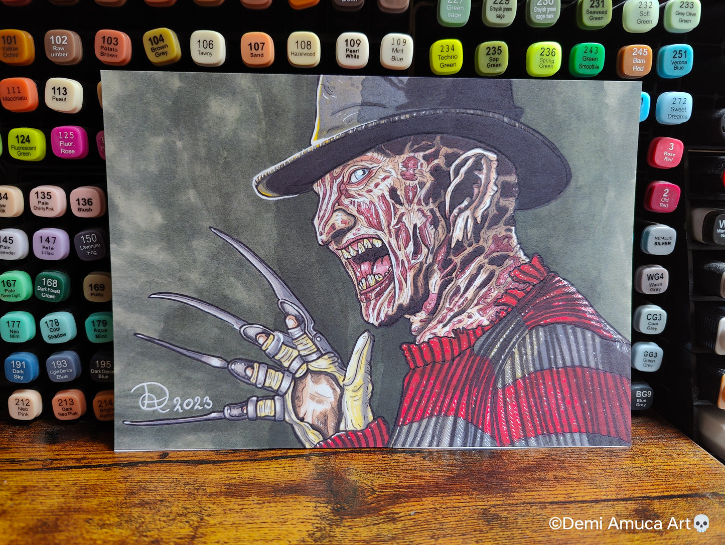 A5 Art print Freddy Krueger