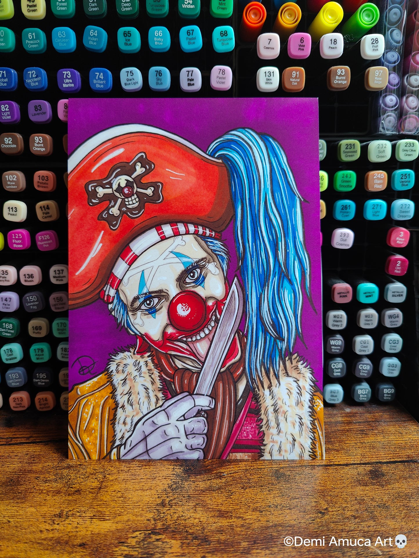 A5 Art print Buggy the Clown