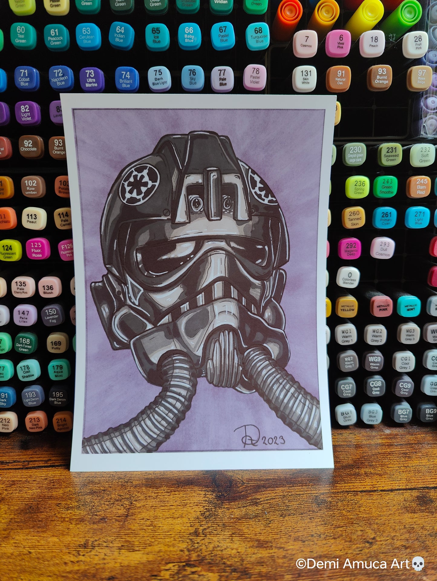 A5 Art print Tiefighter Pilot