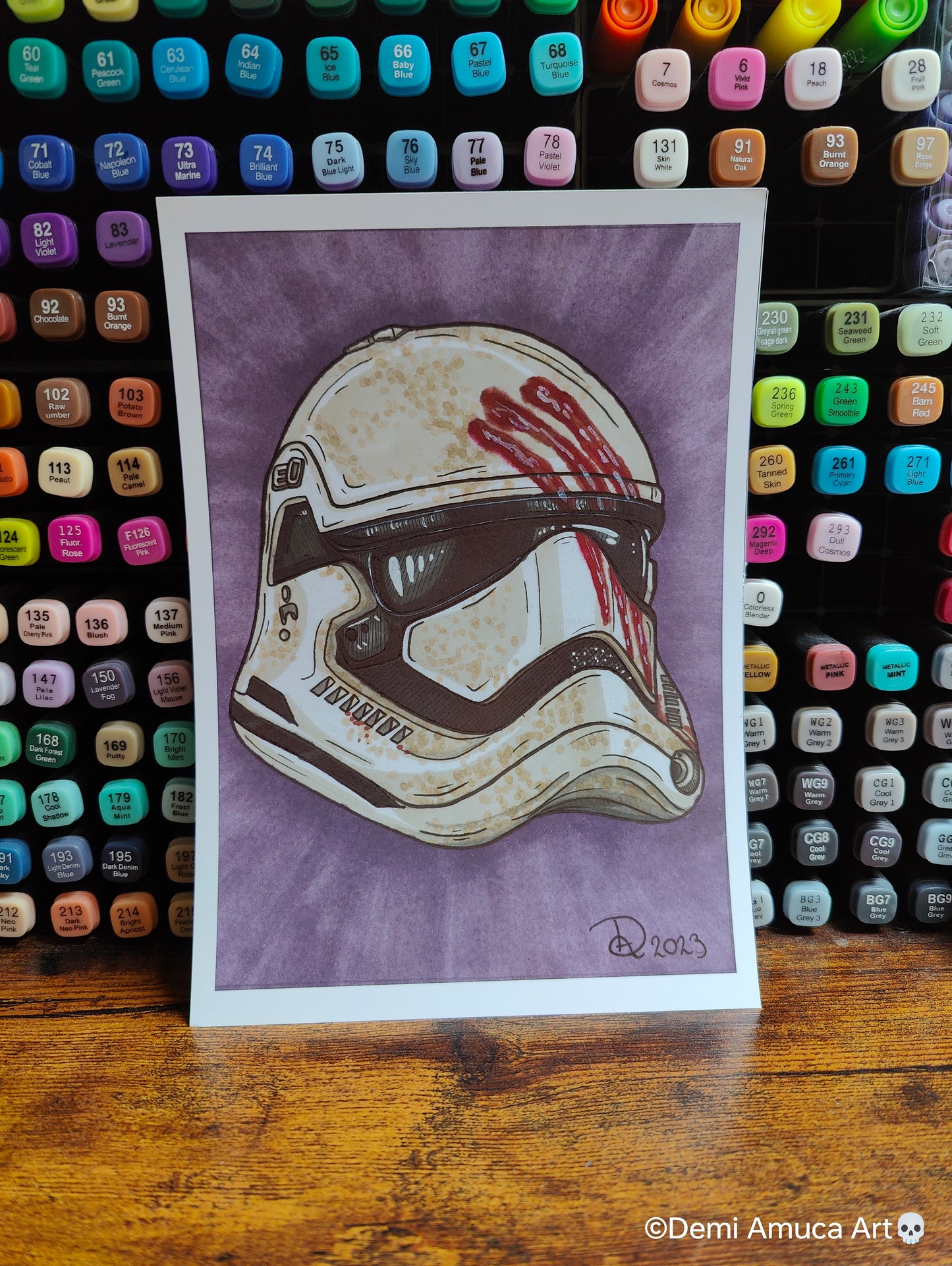 A5 Art print Finns Helmet