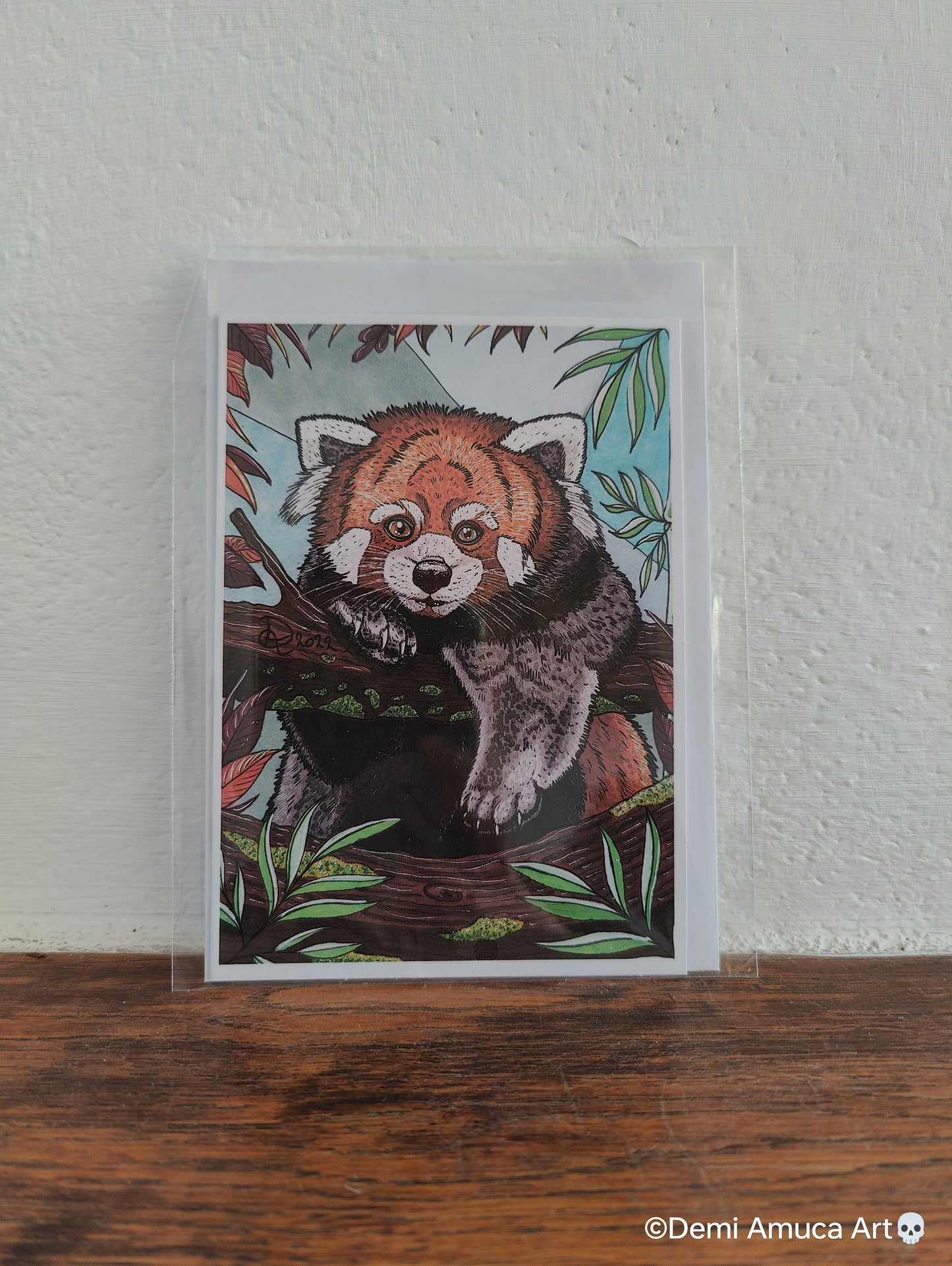 Postcard Red Panda