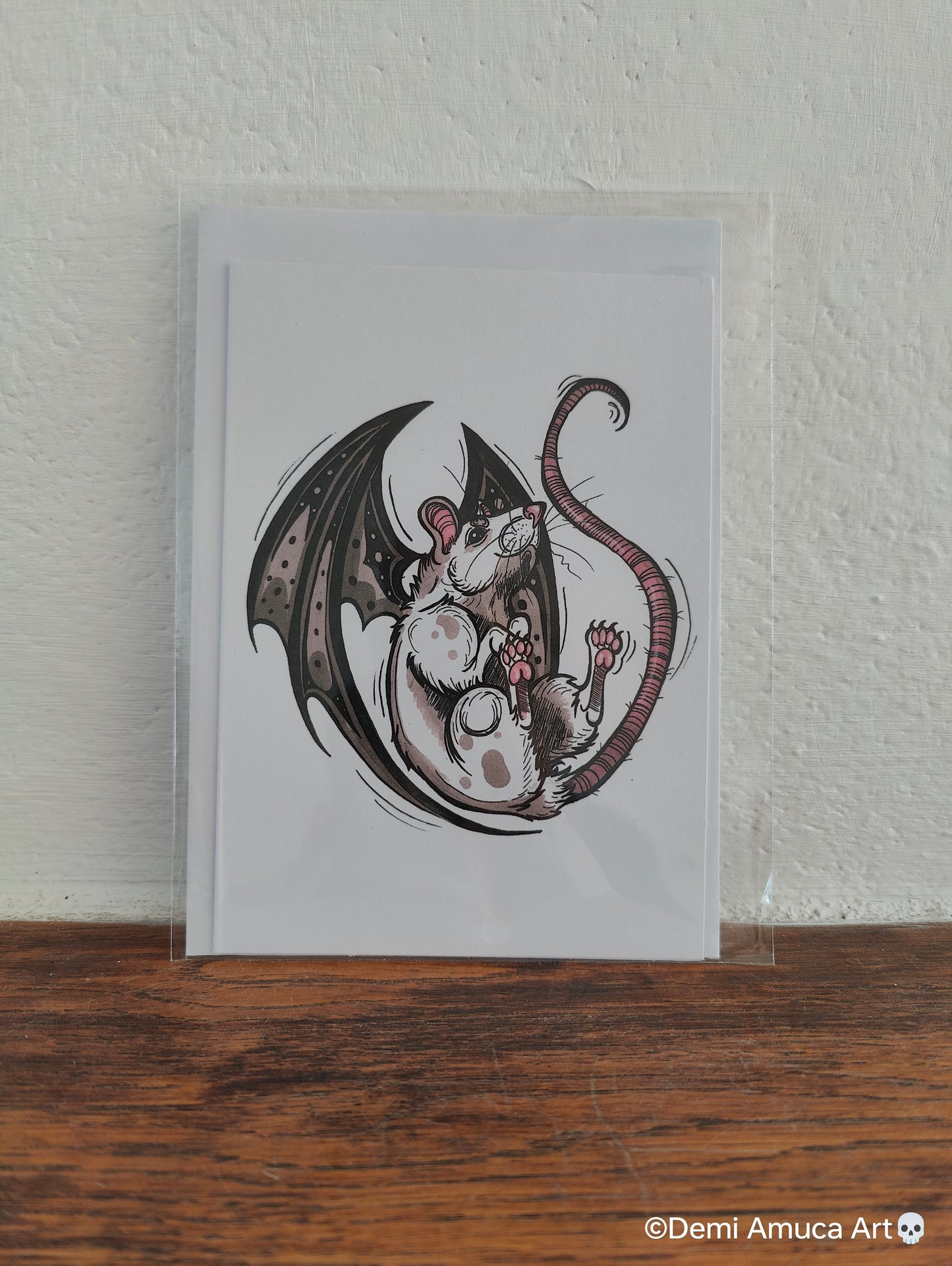 Postcard Bat Rat