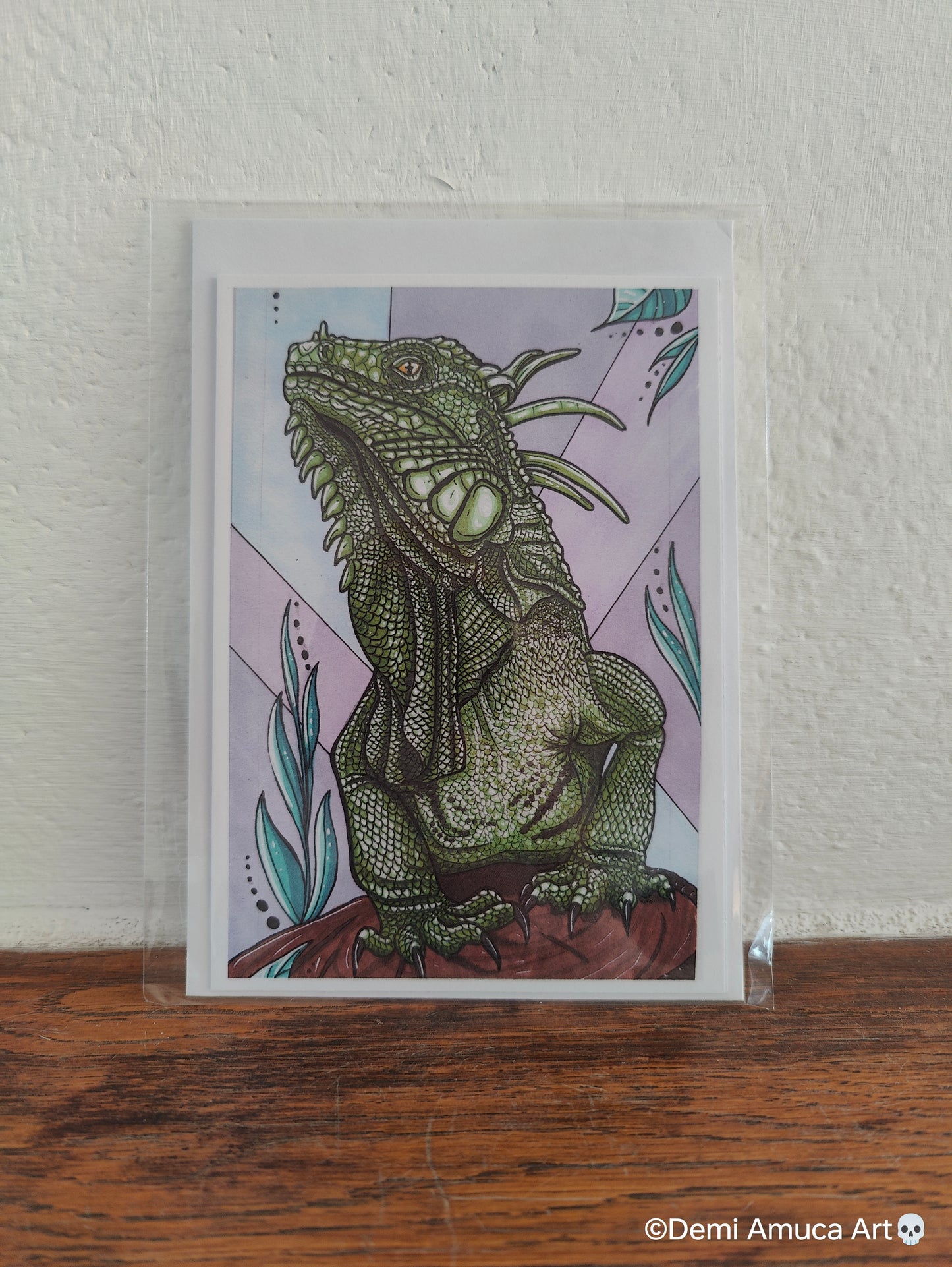 Postcard Iguana