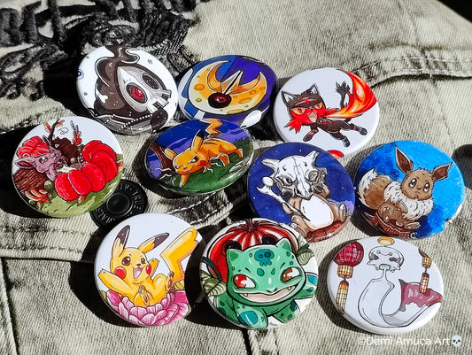 Buttons Pokemon