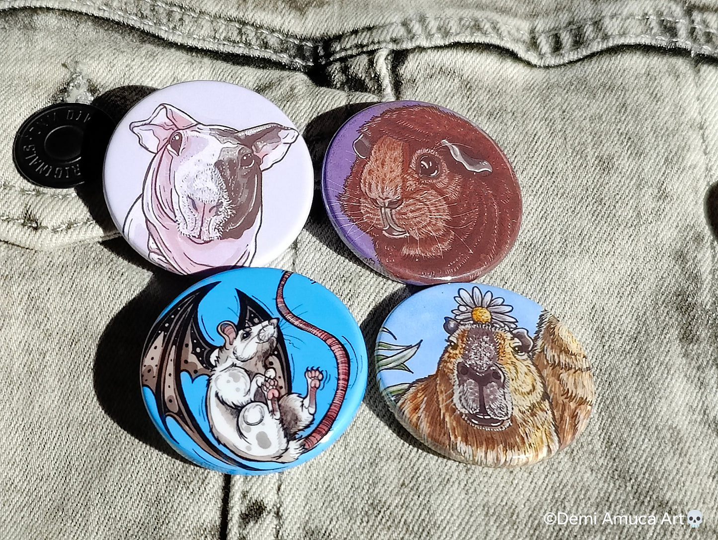 Buttons Rodents