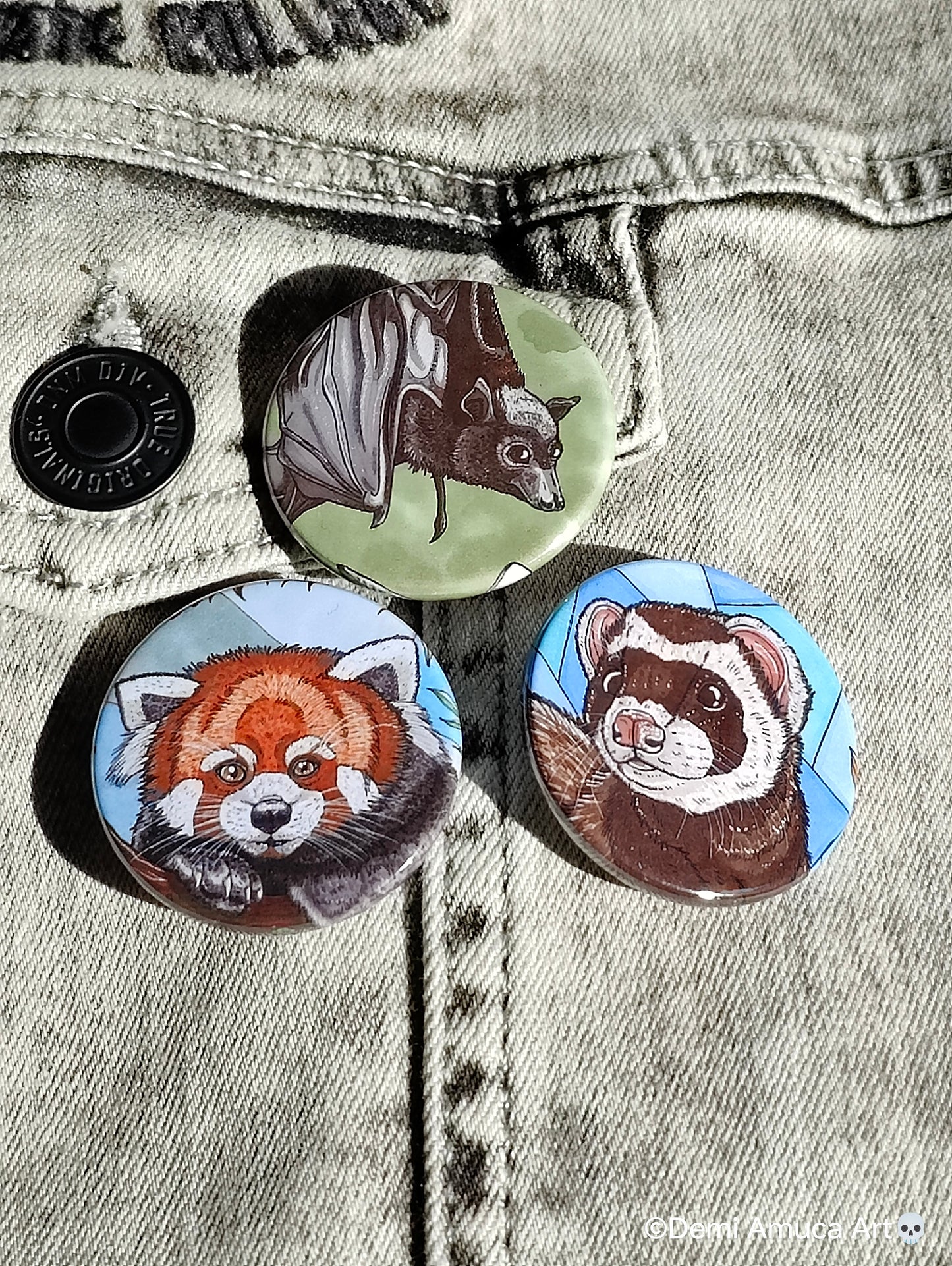 Buttons Animals