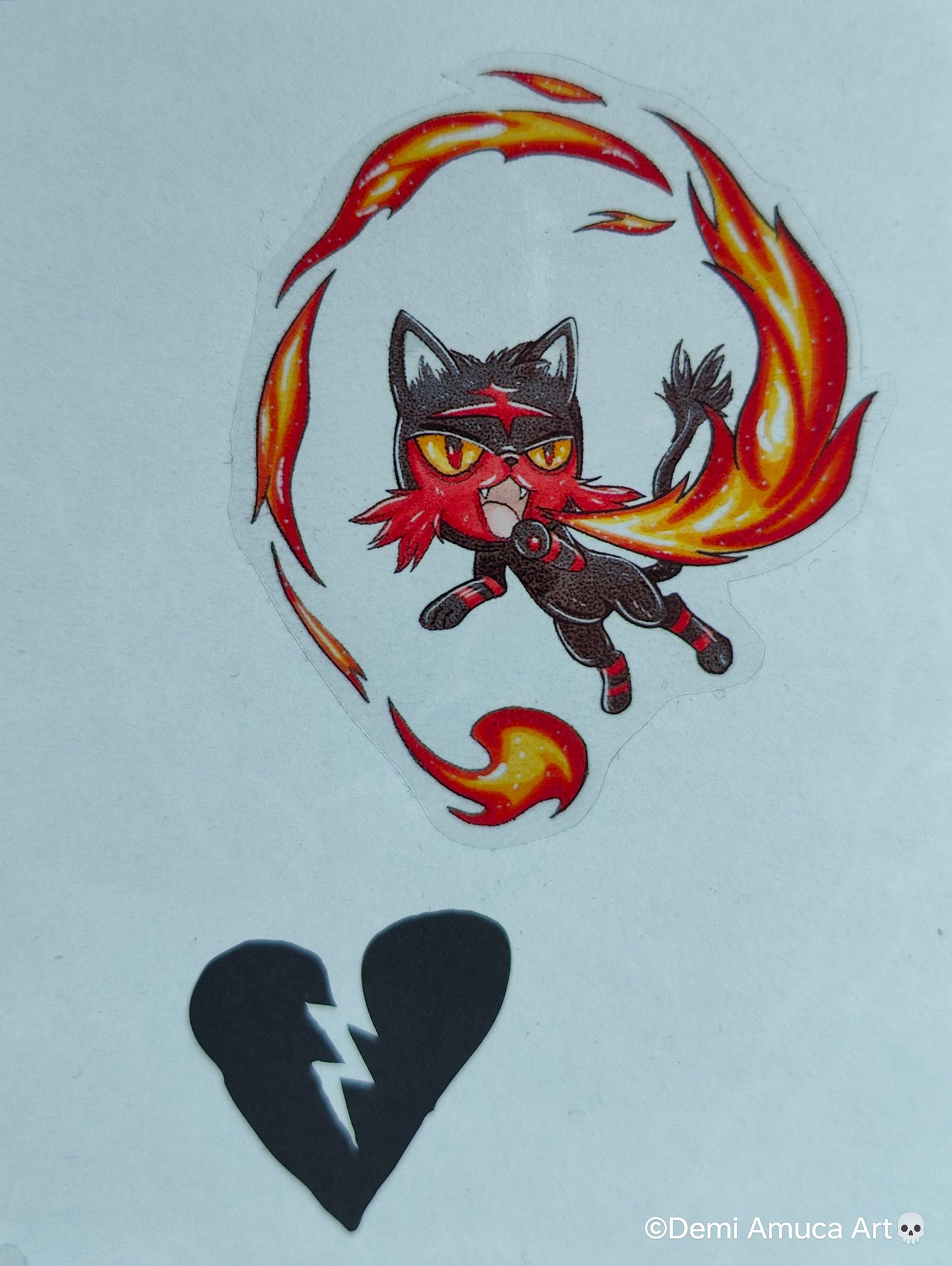 Sticker Litten Transparent