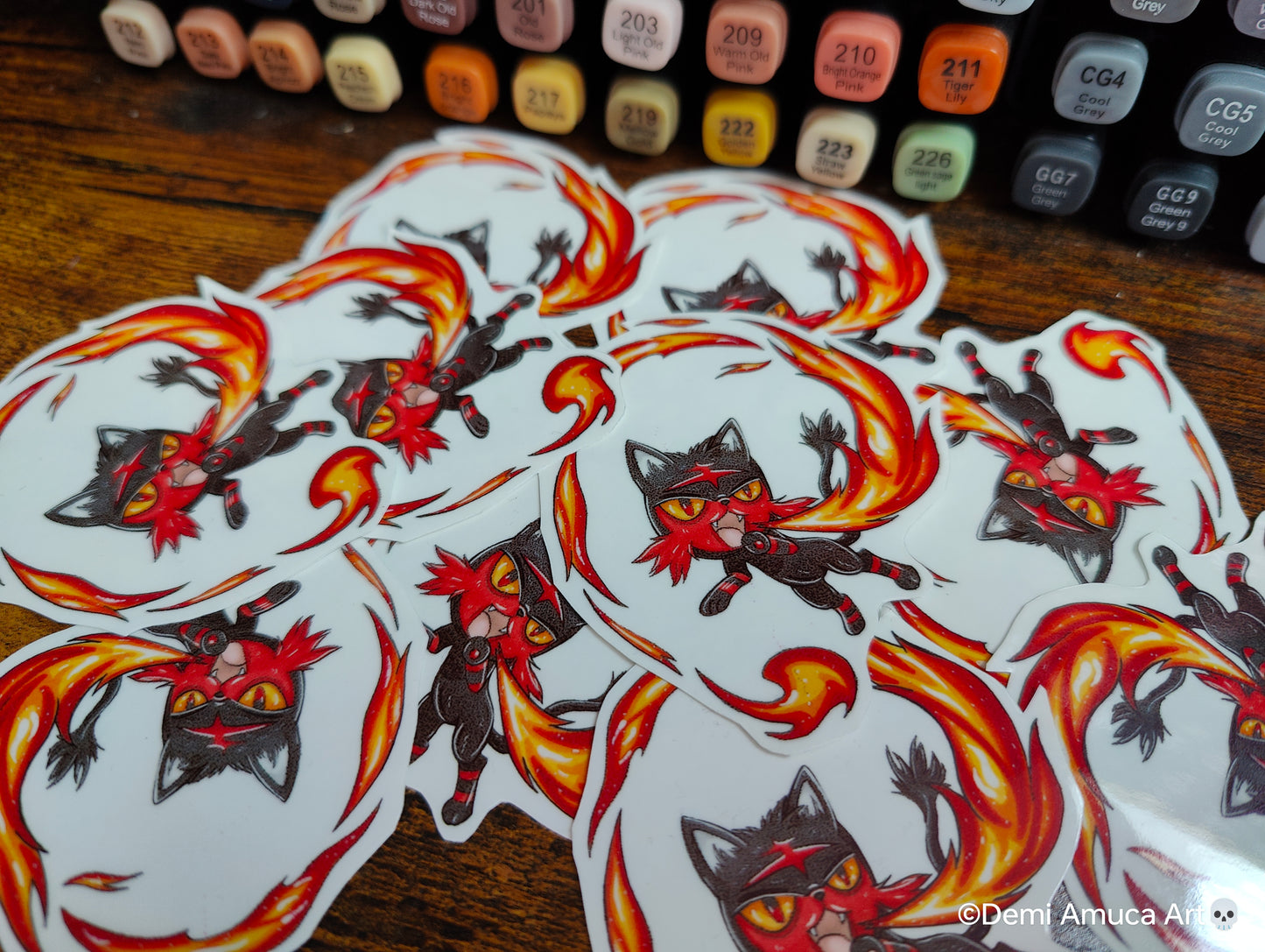 Sticker Litten Transparent