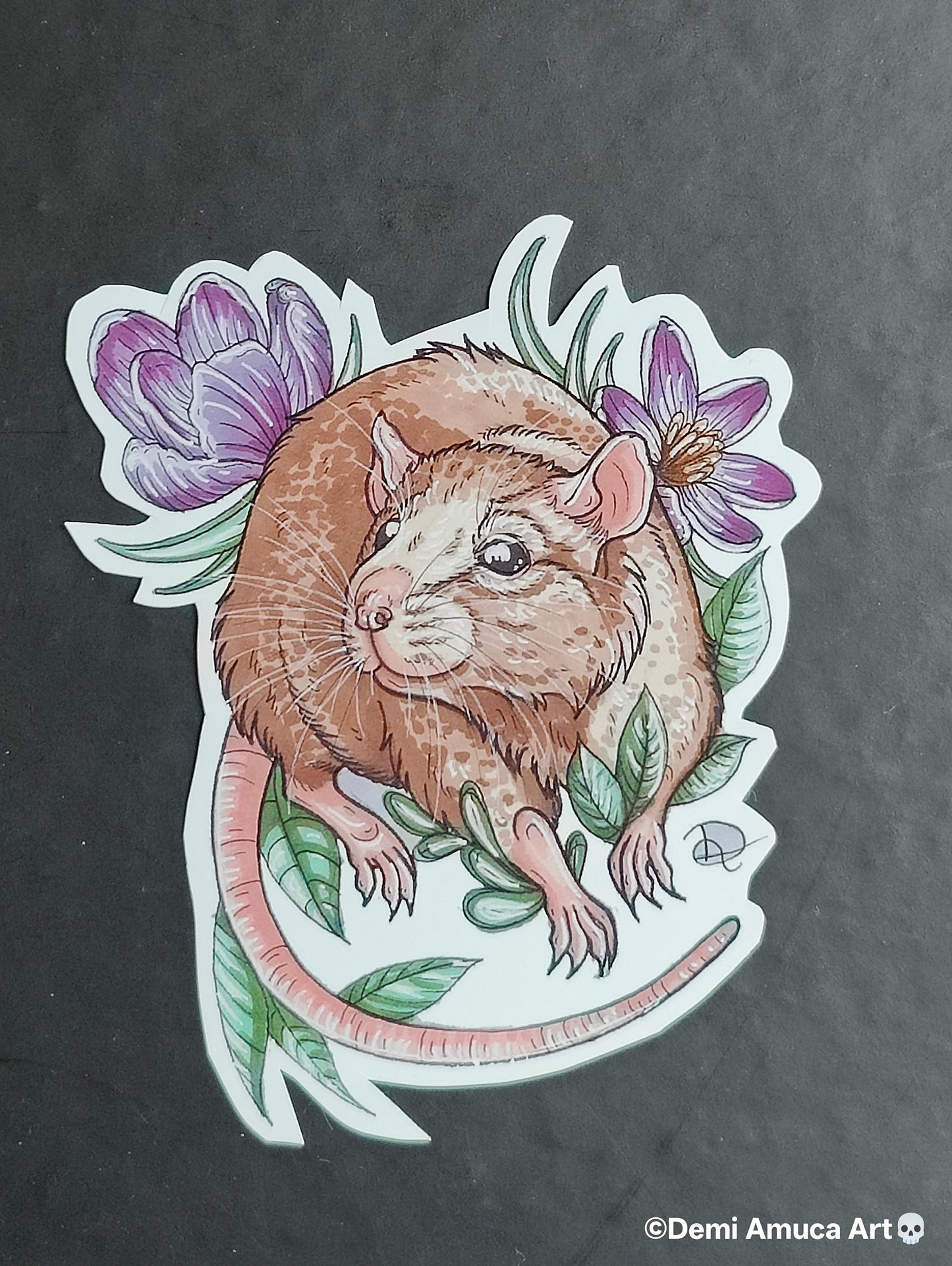 Sticker Crocus Rat