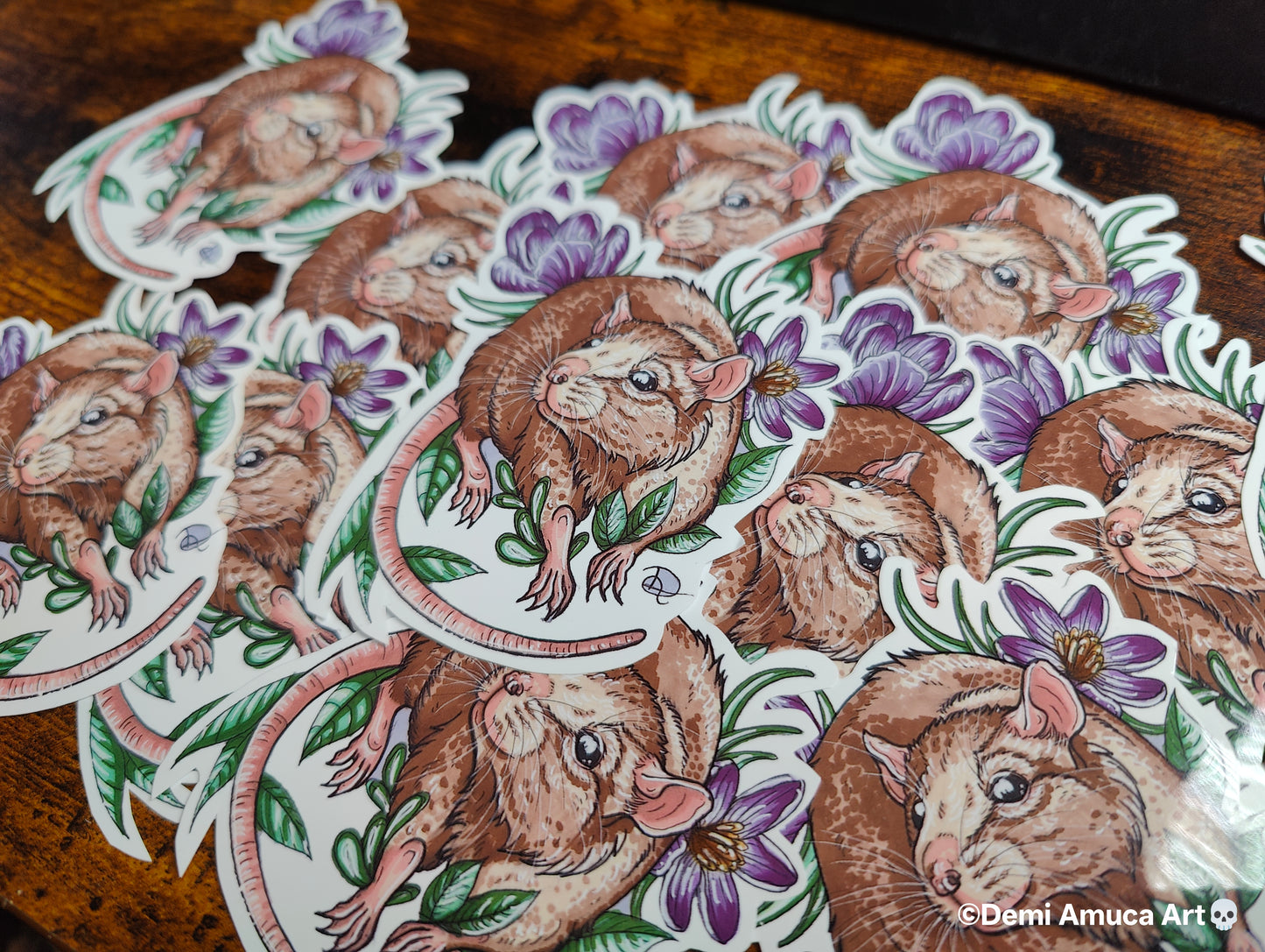 Sticker Crocus Rat