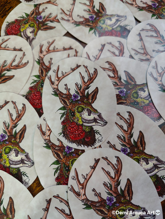 Sticker Dead Deer