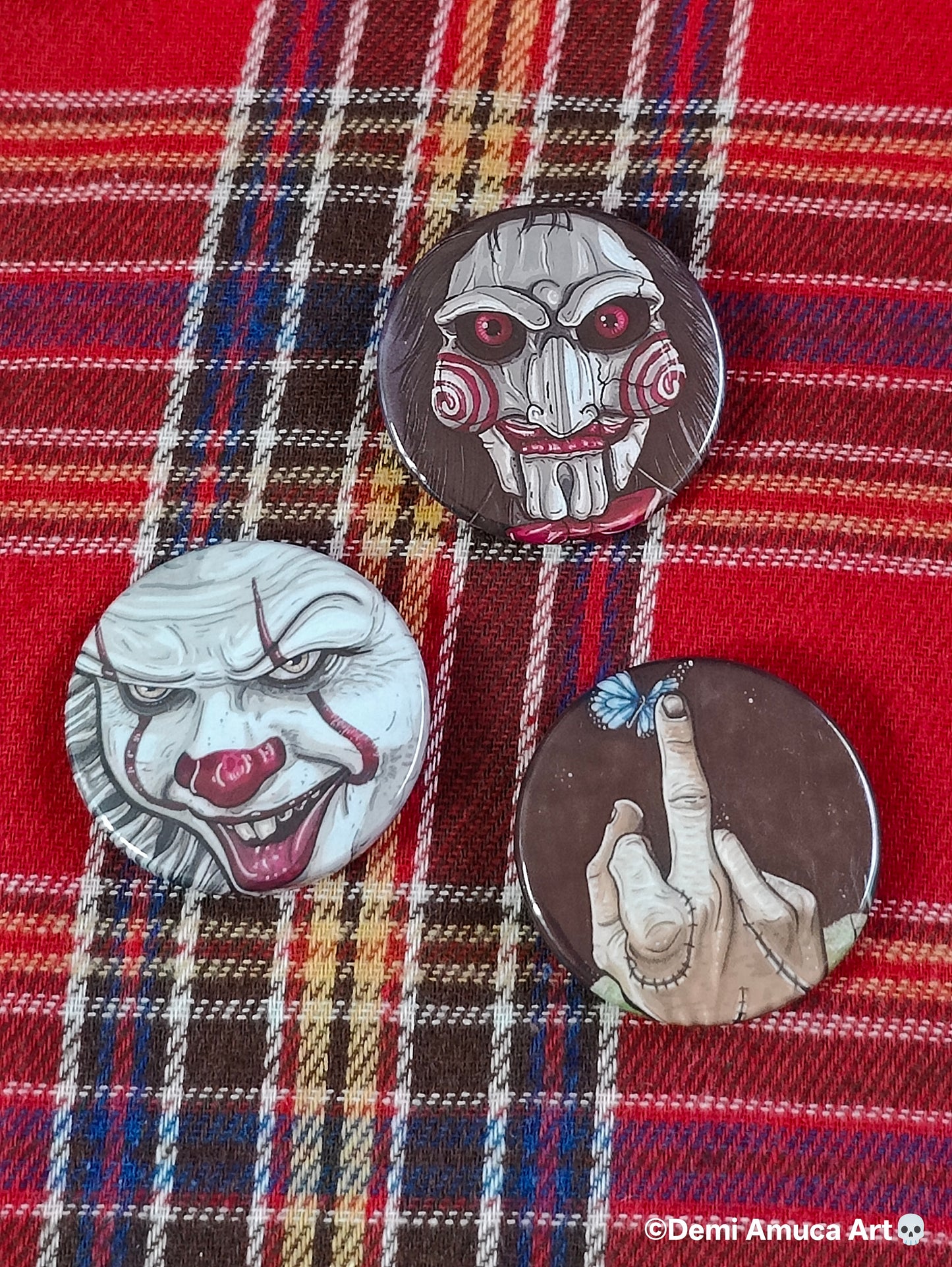 Buttons Spooky crew