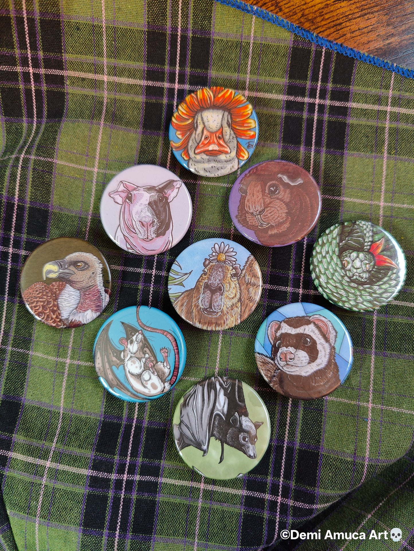 Buttons Animals