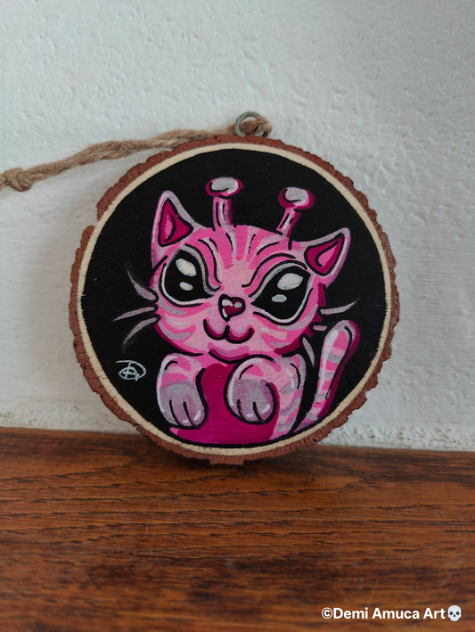 Woodpaint: Alien kitty