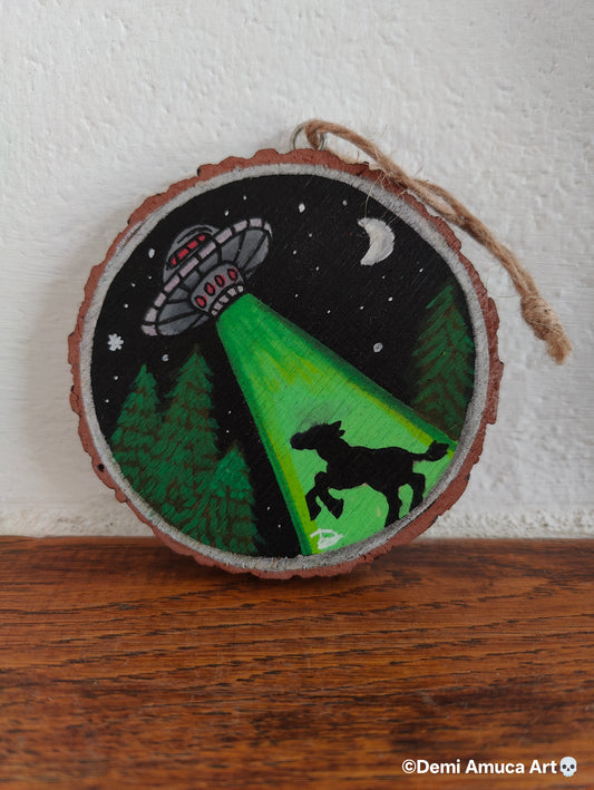 Woodpaint: Alien Abduction