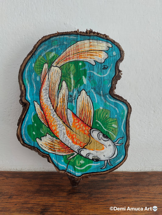 Woodpaint: Koifish