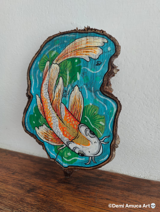 Woodpaint: Koifish