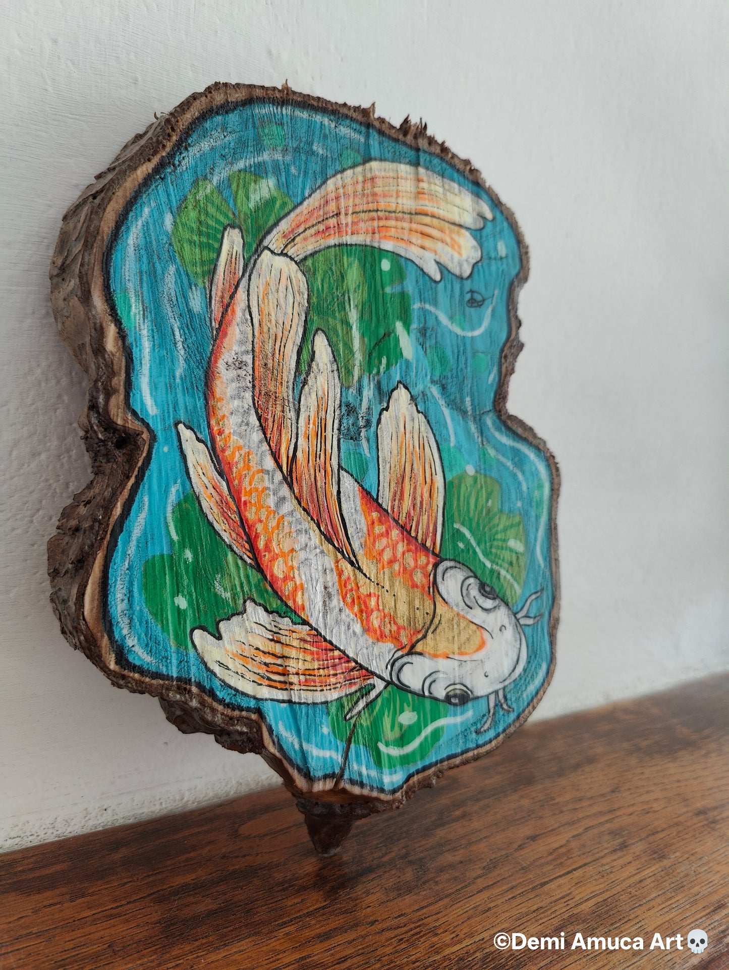 Woodpaint: Koifish