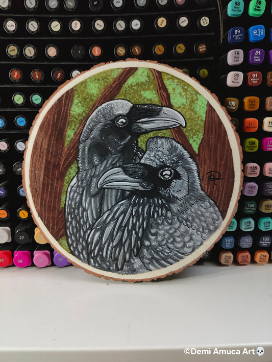 Woodpaint: Ravens