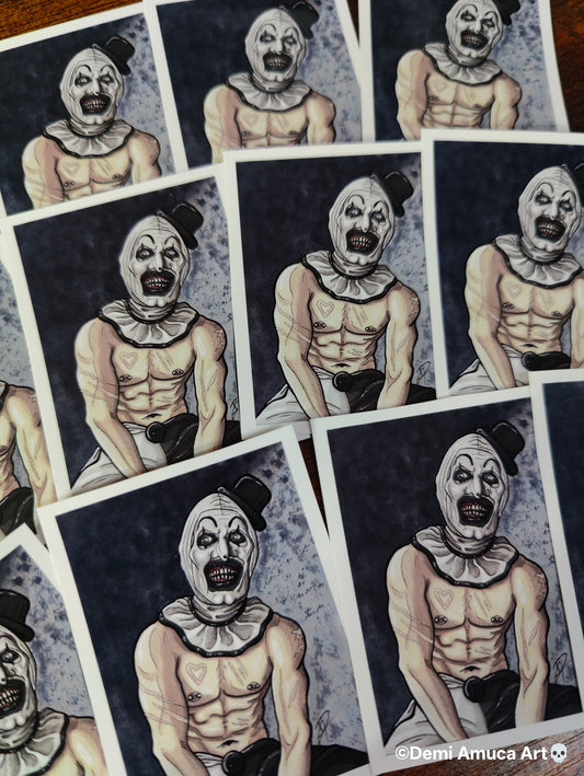 Sticker Art the Clown