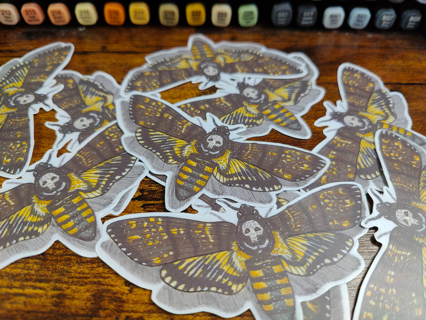 Sticker Death's head hawk moth