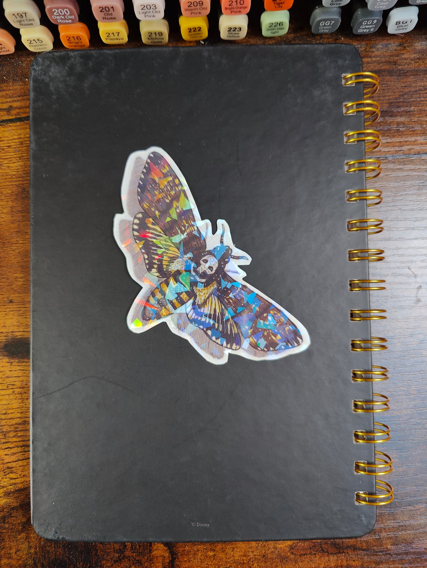 Sticker Death's head hawk moth