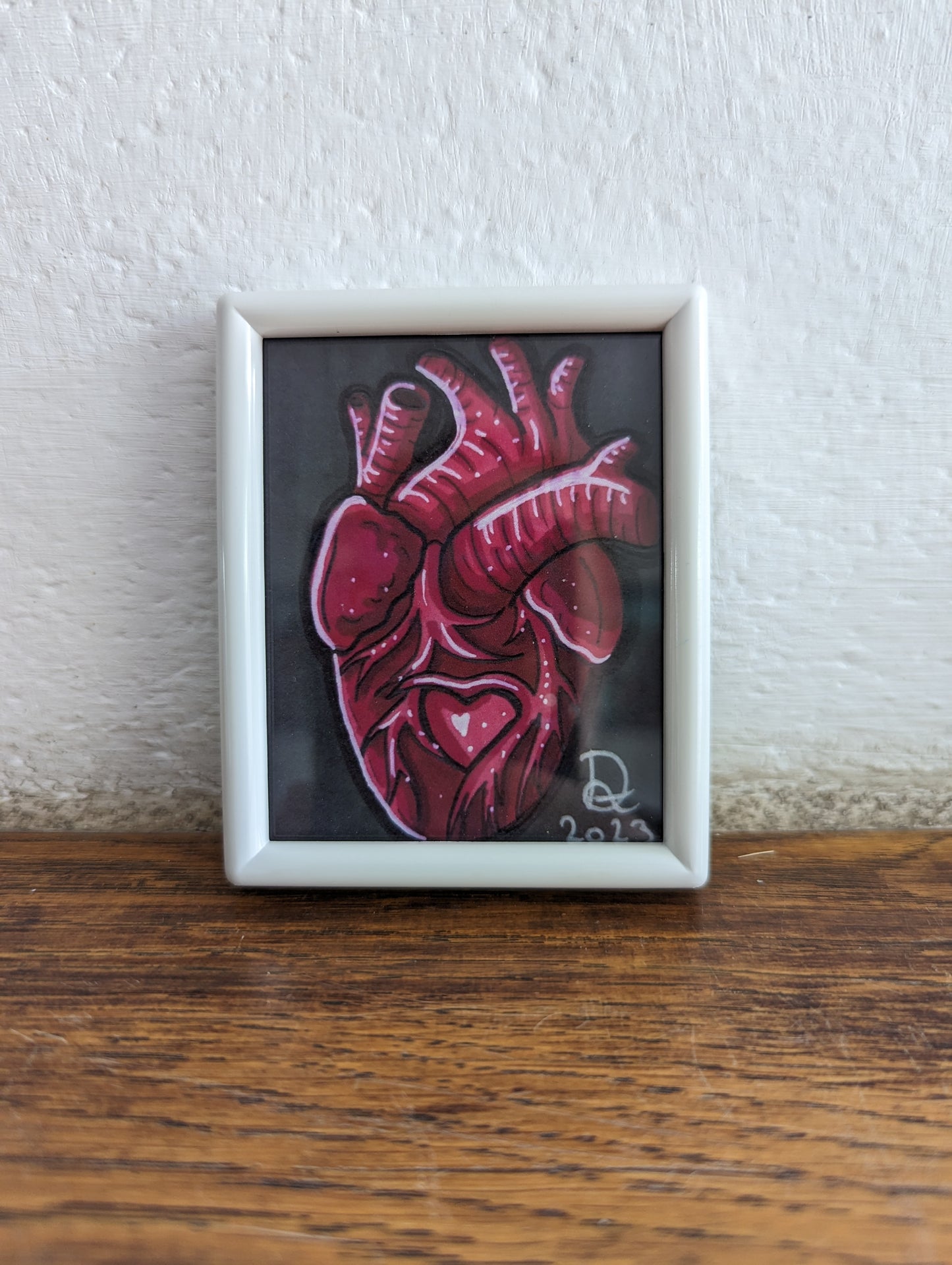 Framed Art Print Realistic Heart