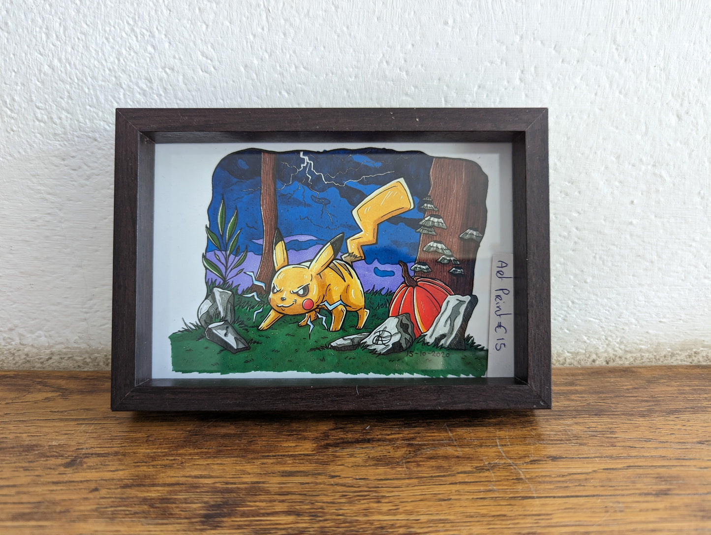 Framed Art Print Pikachu