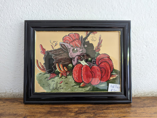 Framed Art Print Vulpix