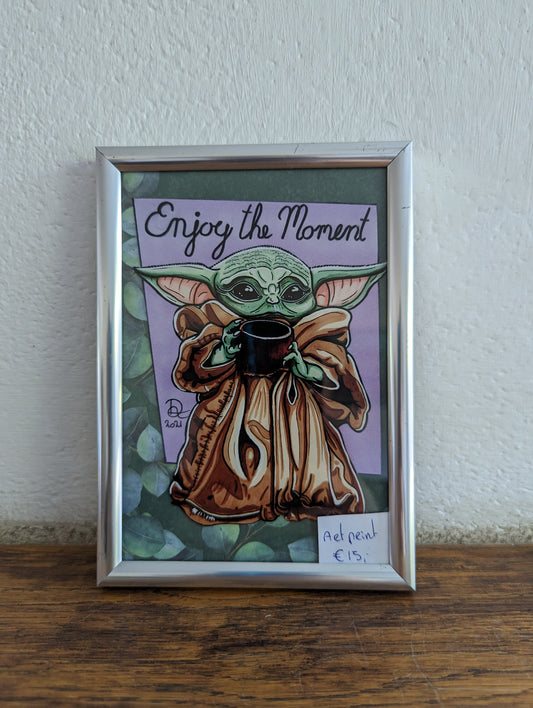 Framed Art Print Grogu