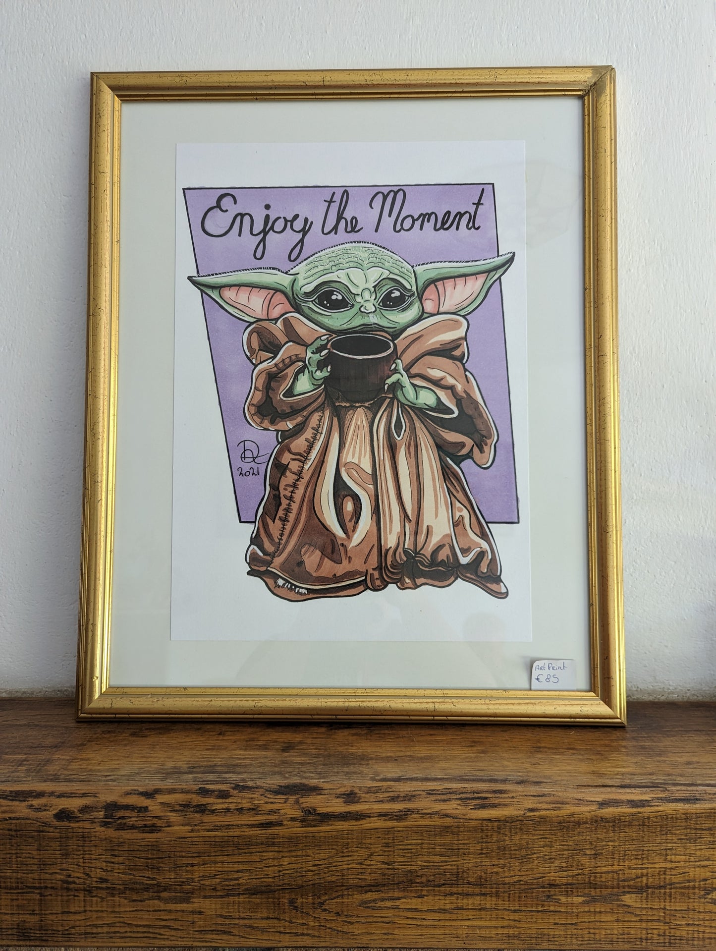 Framed Art Print Grogu A3 (No shipping)