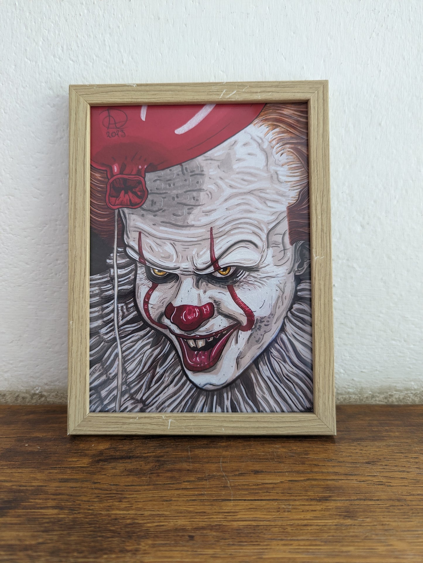 Framed Art Print Pennywise