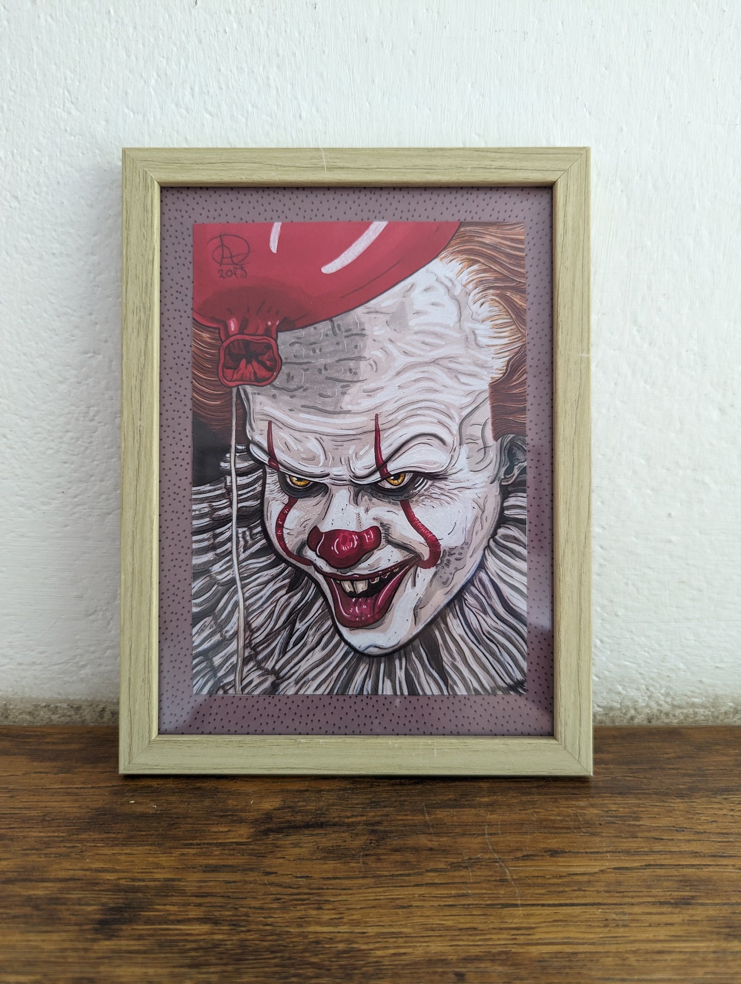 Framed Art Print Pennywise