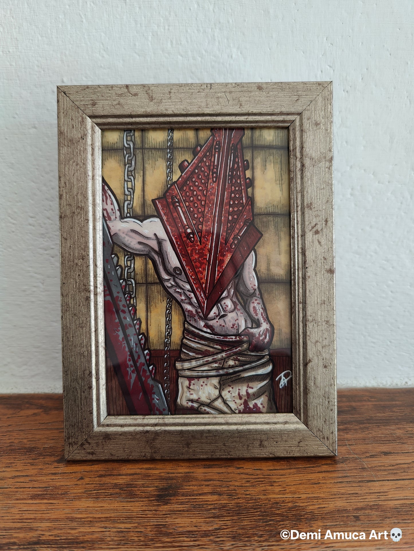Framed Art Print: Pyramid Head