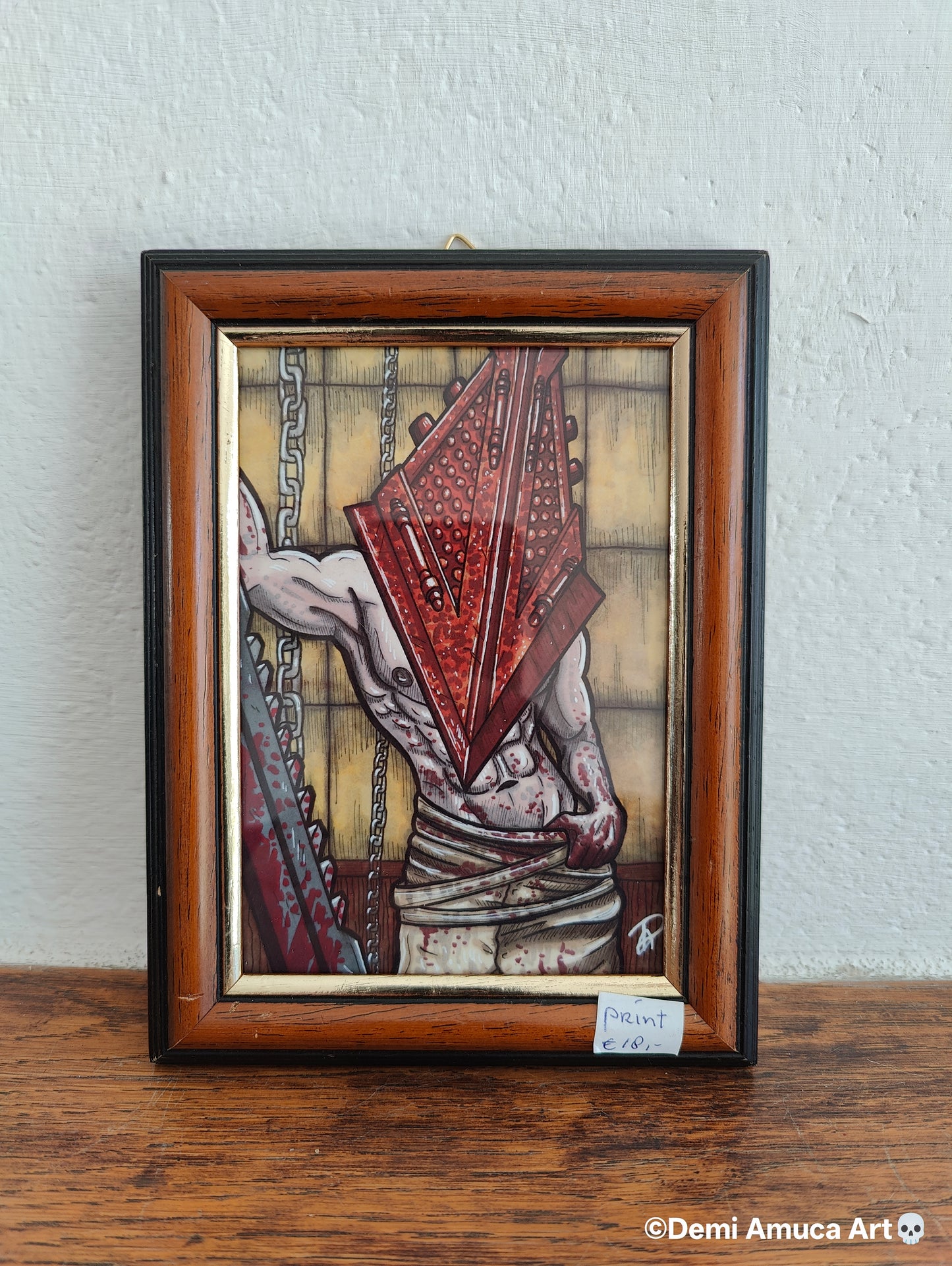 Framed Art Print: Pyramid Head