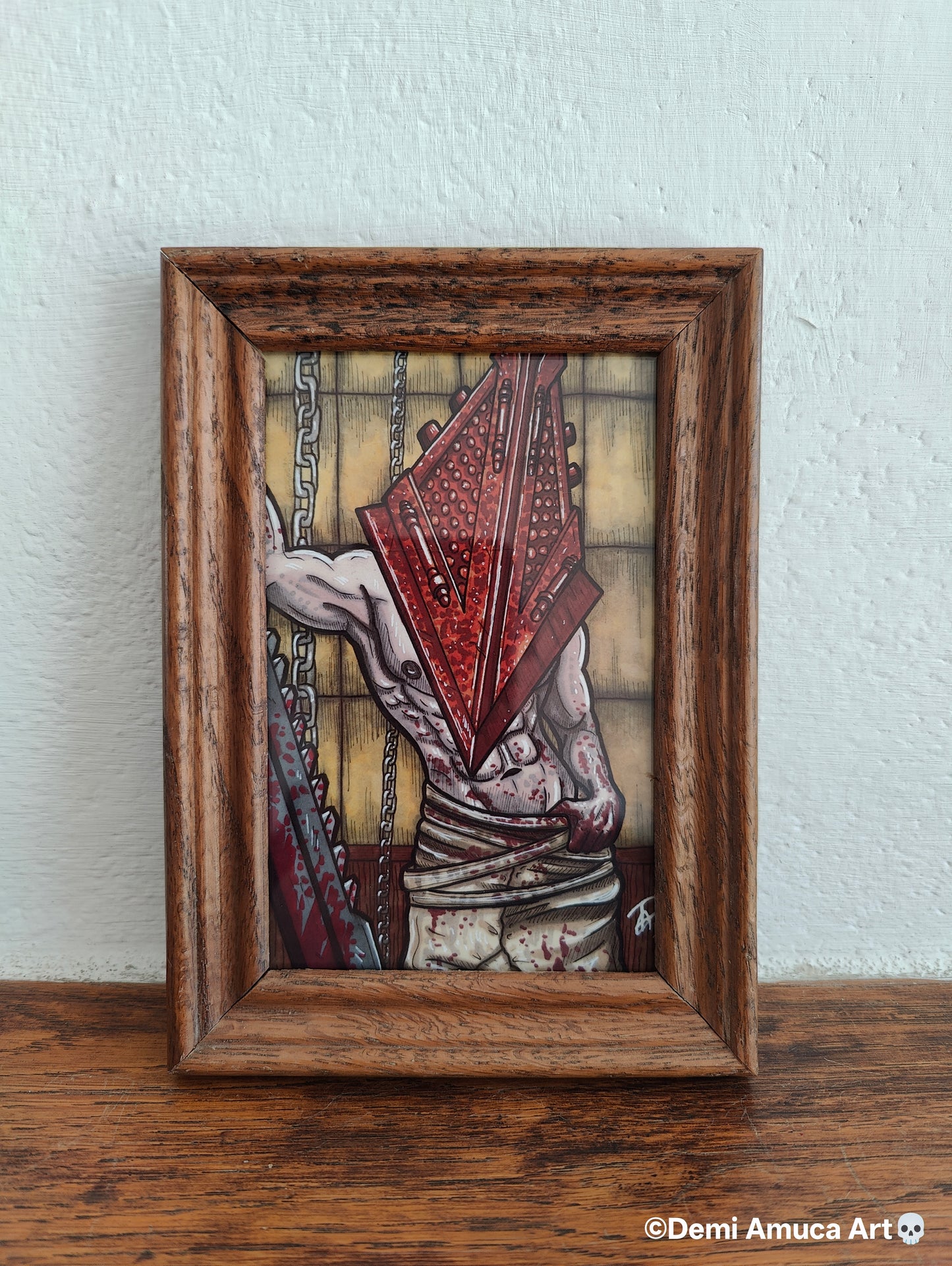 Framed Art Print: Pyramid Head