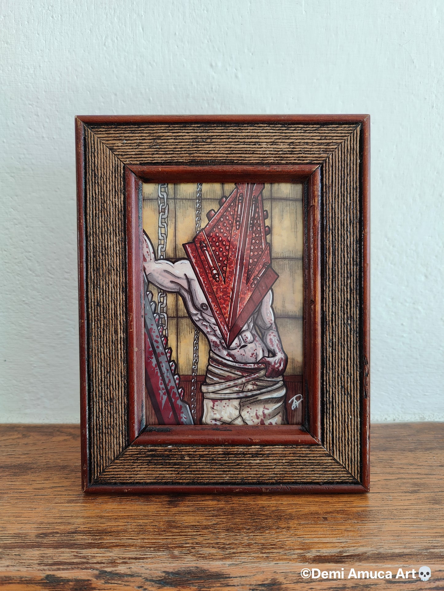 Framed Art Print: Pyramid Head