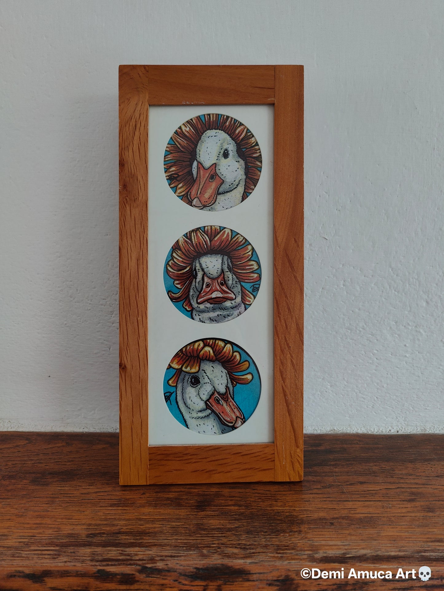 Framed Art Print Ducky's