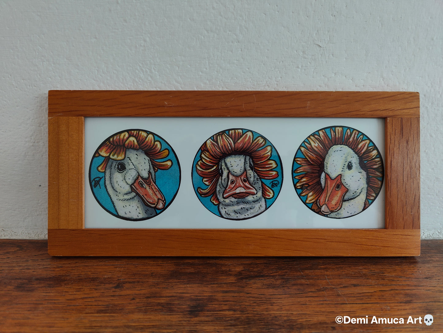 Framed Art Print Ducky's