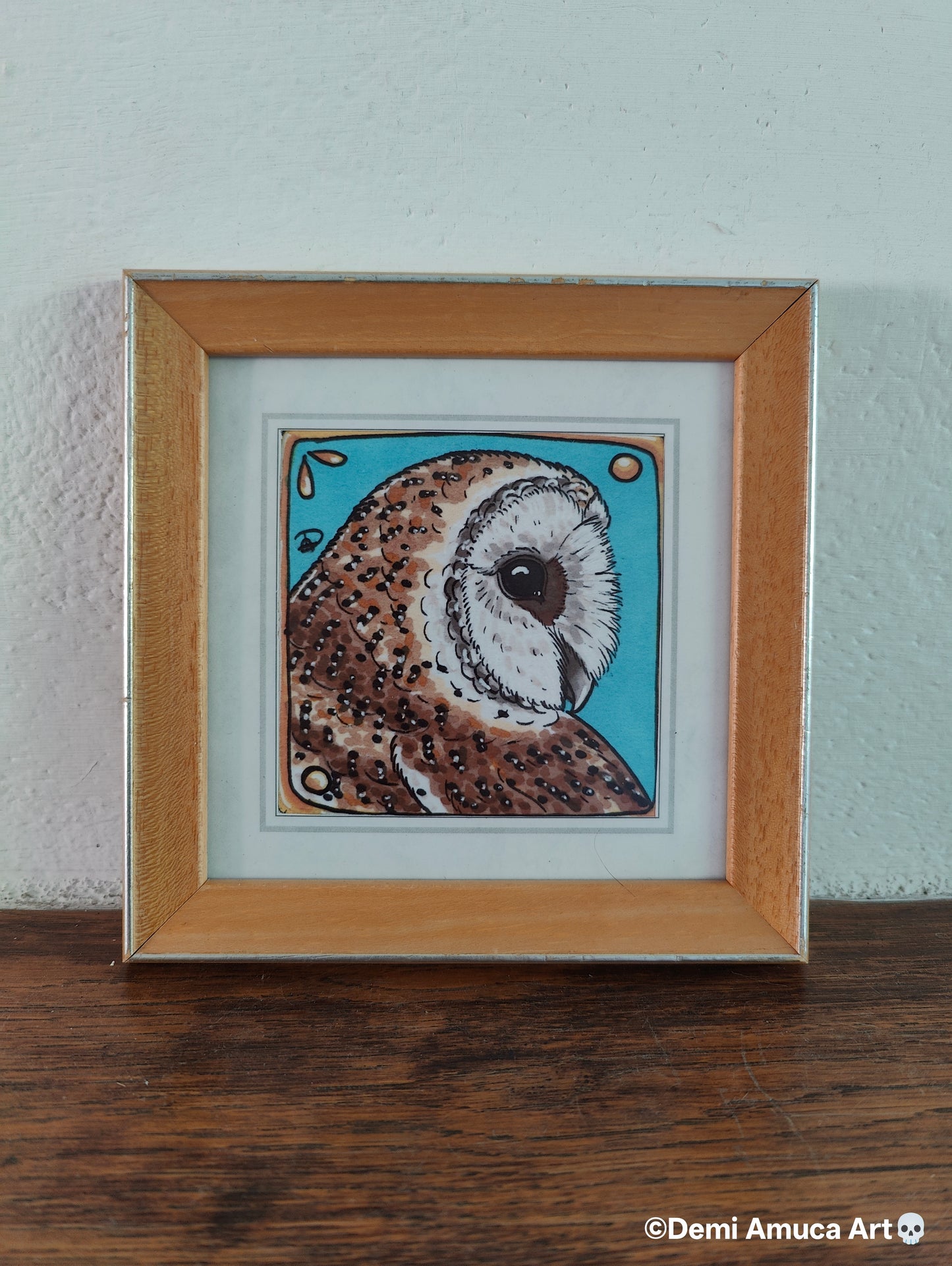 Framed Art Print: Owl