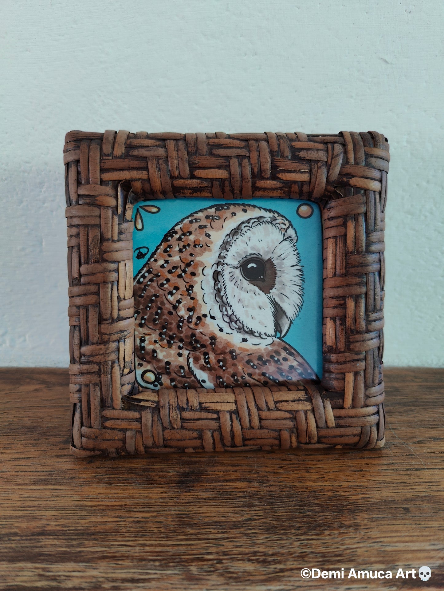 Framed Art Print: Owl